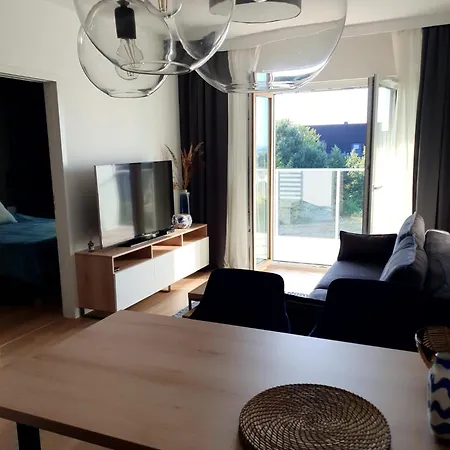 Zatoka Snow Z Widokiem Na Morze 3,5h Od Wawy Apartment Mechelinki
