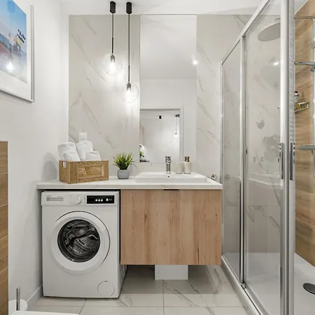 Zatoka Snow Z Widokiem Na Morze 3,5h Od Wawy Appartement Mechelinki