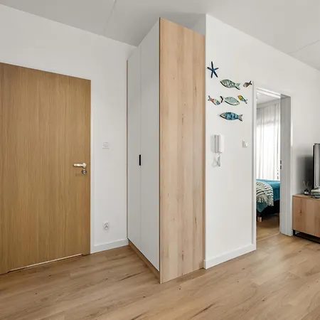 Zatoka Snow Z Widokiem Na Morze 3,5h Od Wawy Appartement Mechelinki